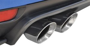 Subaru Impreza Performance Exhaust - Dual Rear Exit - CORSA Performance - Sport Cat-Back with Twin 3.5in. Polished Pro-Series Tips - Polished - `08-`14